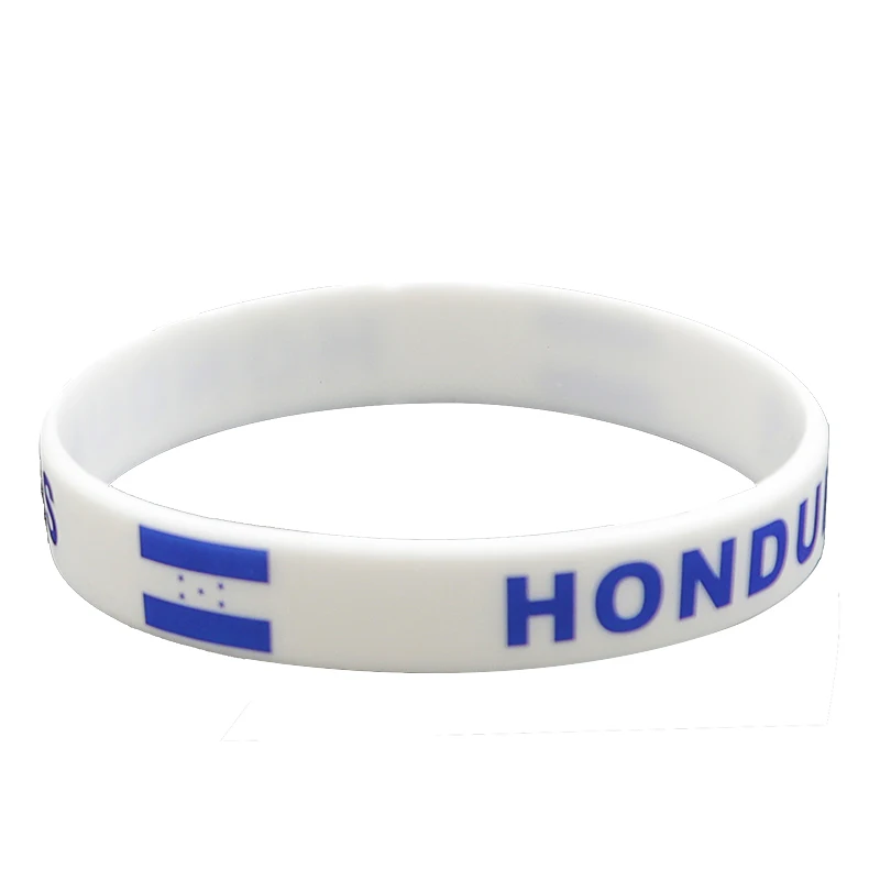 

100pcs Republic of Honduras flag silicone wristband bracelet free shipping