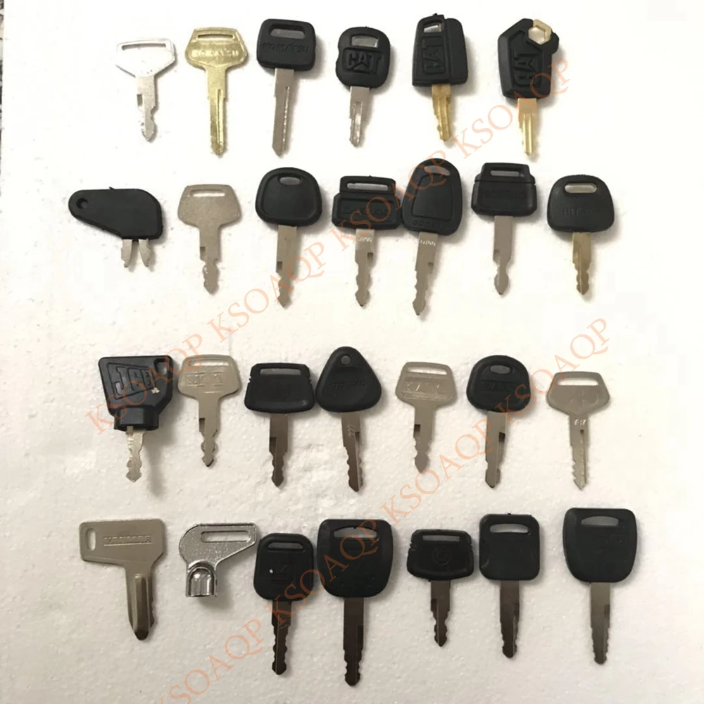Ключи для экскаватора 27 шт. Komatsu Carter Kobelco Volvo Kato Daewoo keys # Q00 ZX|Электрические вилки| |