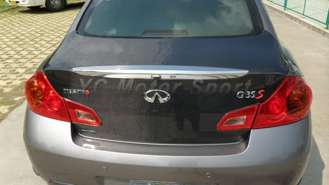 Car Accessories Carbon Fiber Oem Style Trunk Fit For 2007 2017 V36 Car Accessories Carbon Fiber Oem Style Trunk Fit For 2007 2017 V36 G25 G35 G37 Q40 4d Sedan Rear Boot Lid Flaps Tailgate
