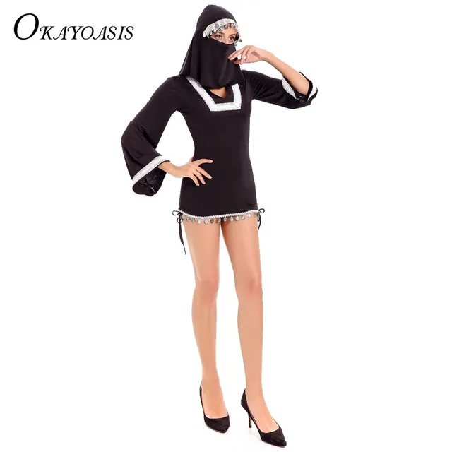Okayoasis Fashion Japanese Female Ninja Cosplay Costume Play Arab