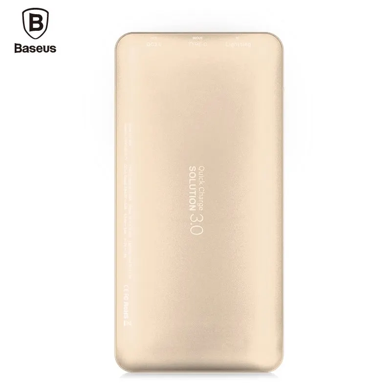 bilder für Neue baseus qc 3,0 10000 mah 8 pin zu typ c/micro typ c tragbare universal schnellladung externe batterie msds zertifizierung bilder für Neue baseus qc 3,0 10000 mah 8 pin zu typ c/micro typ c tragbare universal schnellladung externe batterie msds zertifizierung
