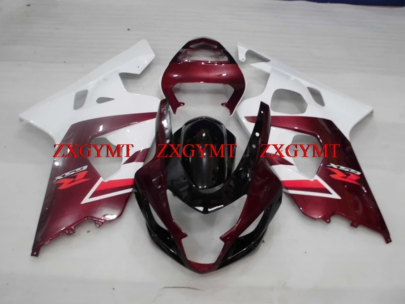 

Fairing Kits for GSX-R750 2004 - 2005 K4 Body Kits GSXR600 2005 Pearl Red White Plastic Fairings GSXR750 04
