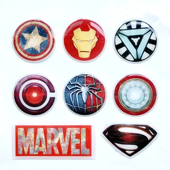 

Cartoon Marvel sticker 3D Resin Wireless charging Non-slip sticker