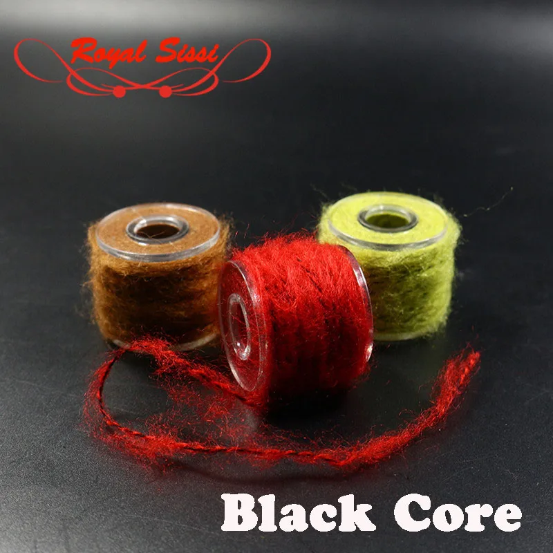 

Royal Sissi 10 optional colors zebra grizzly synthetic mohair yarn 20yards nymph hair bodies&leech patterns fly tying materials