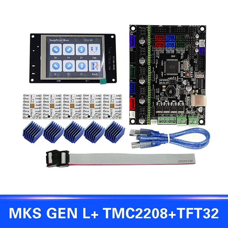 

For MKS GEN L Compatible with TFT32 LCD Display Support TMC2208 Motor Driver 3D Print Kits IJS998