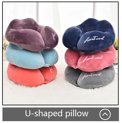 3 цвета u-образные подушки для шеи из пены с эффектом памяти для женщин, с изображением самолета, путешествий, животных, розового цвета, фламинго, для красоты, офиса, для сна, подголовник