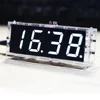 Stylish Digital Clock DIY Kit Compact 4-digit DIY LED Clock Accessories Light Control Temperature Date Time Display with Case ► Photo 1/6