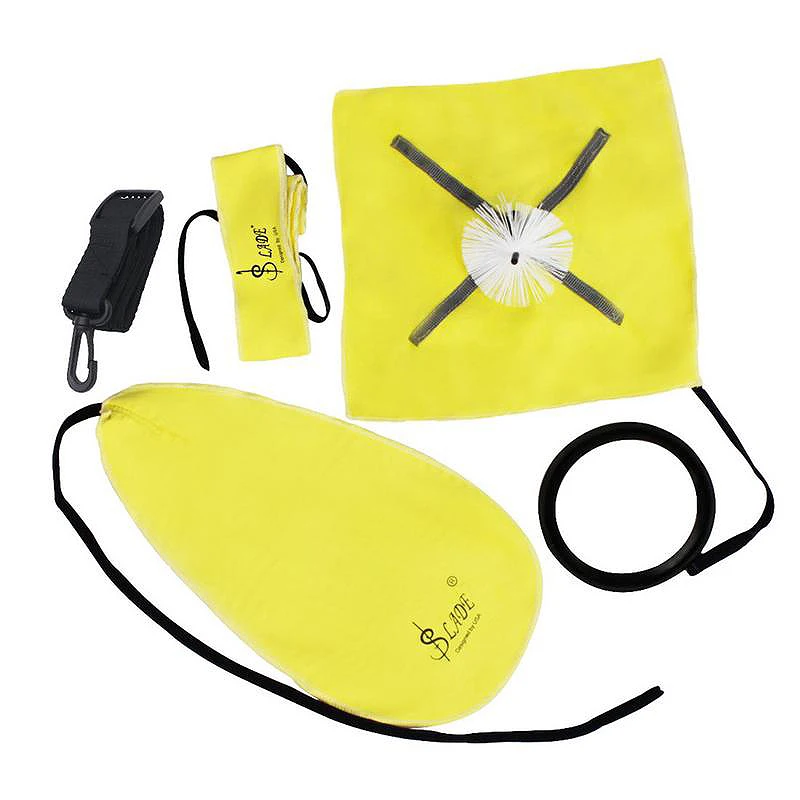 

SLADE 5Pcs/Set Alto Saxophone Maintenance Cleaning Kit Sax Clean Cloth Neck Belt Mute Ring Set Saxophone Instrument Accessorie