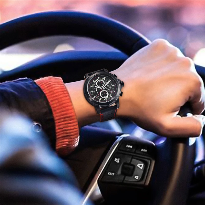 Orologio uomo PAGANI дизайнерские модные роскошные Брендовые спортивные мужские кварцевые часы Уникальный светящийся Циферблат Водонепроницаемые мужские часы плюс коробка