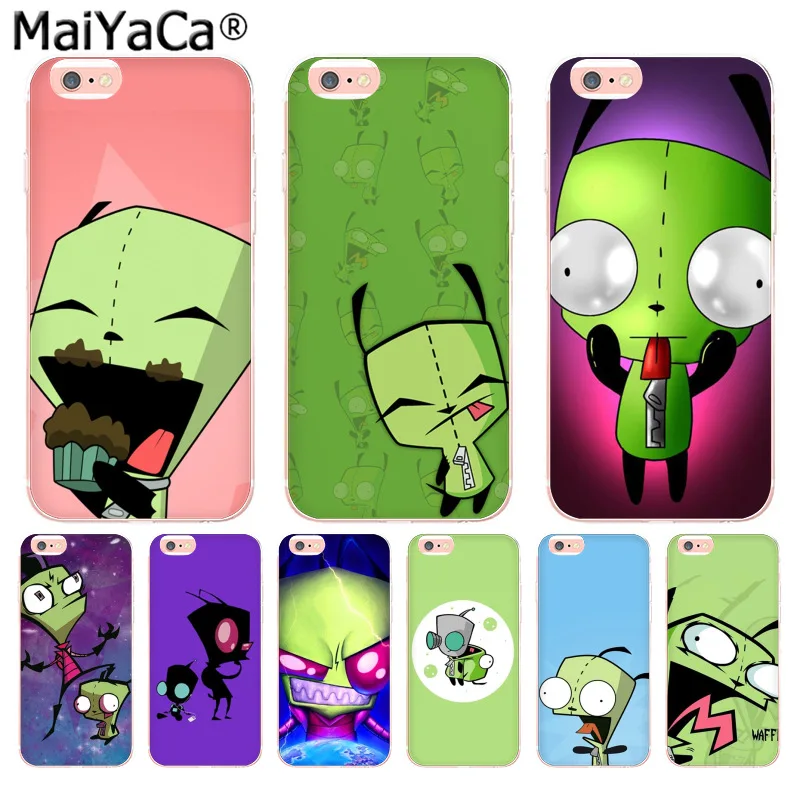 

MaiYaCa invader zim High Quality phone Accessories cover for Apple iphone 11 pro 8 7 66S Plus X 5S SE XR XS XS MAX Mobile Cover