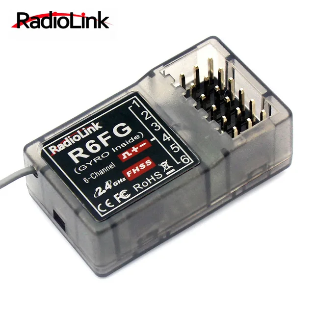 Radiolink R6FG 2.4Ghz 6CH Gyro RC Gyro Receiver for RC6GS RC4GS RC3S