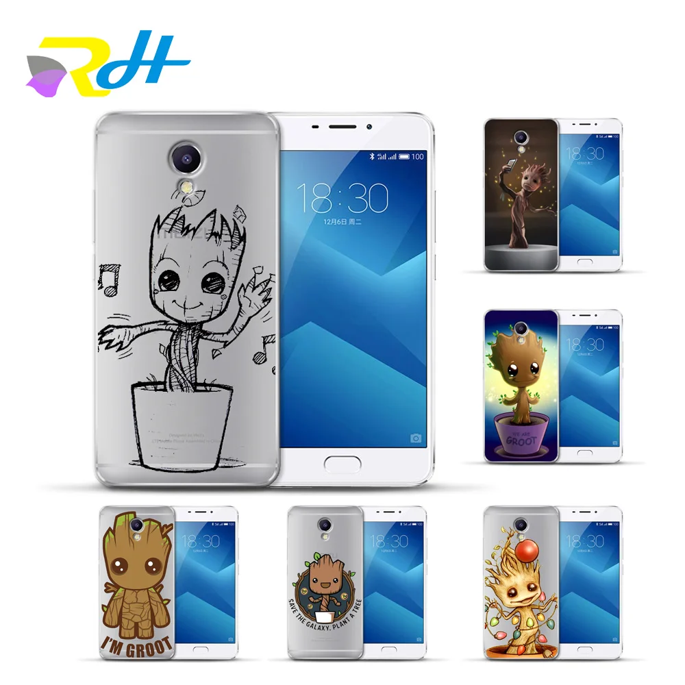 

Cover Case For Meizu U10 U20 M5 Note M5C M3C Pro 6 M3S Max M5S M6 Note M3 Note Cases For Guardians of the Galaxy Pattern Capa