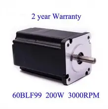60 mm Brushless DC Motor 48V 200W 3000rpm