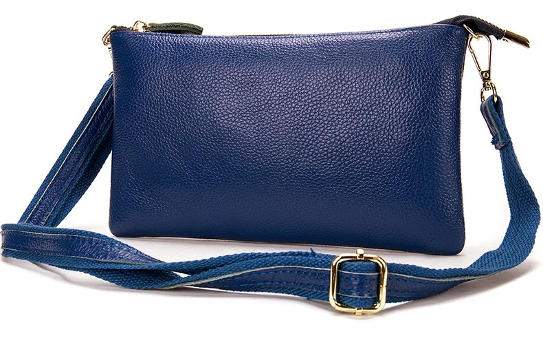 MJ Women Genuine Leather Shoulder Bag Female Real Leather Messenger Bag Crossbody Handbag Clutch Purse Ladies Casual Bags (22)