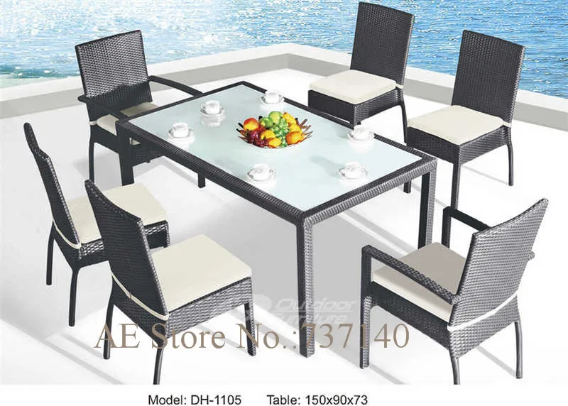 Garden Set Dining Rattan Table Wicker Table Set Furniture Buying