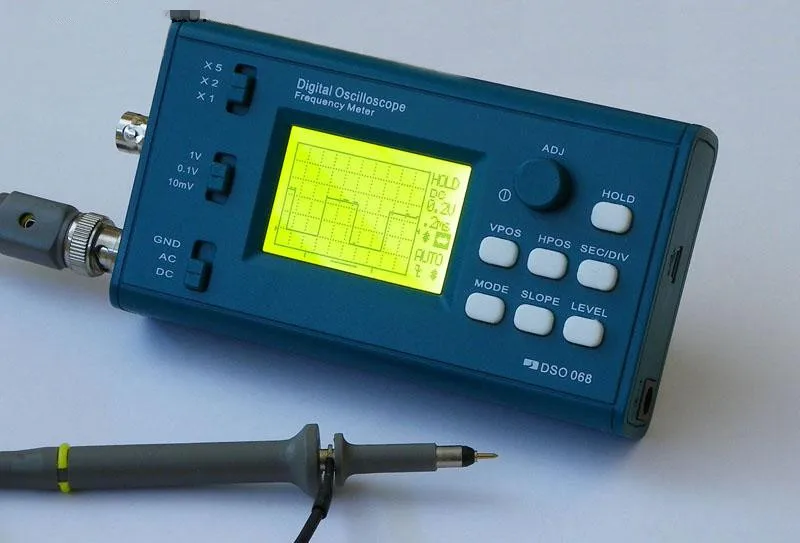 

DSO068 20MHz Mini Digital Oscilloscope DIY F Version Kits Digital Screen Electronic Teaching Practice Production Suit osilaskop