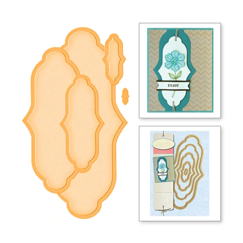 

Naifumodo Vortex Cutting Dies for Craft Dies Scrapbooking Card Making DIY Album Embossing Background Graphic New Dies for 2019