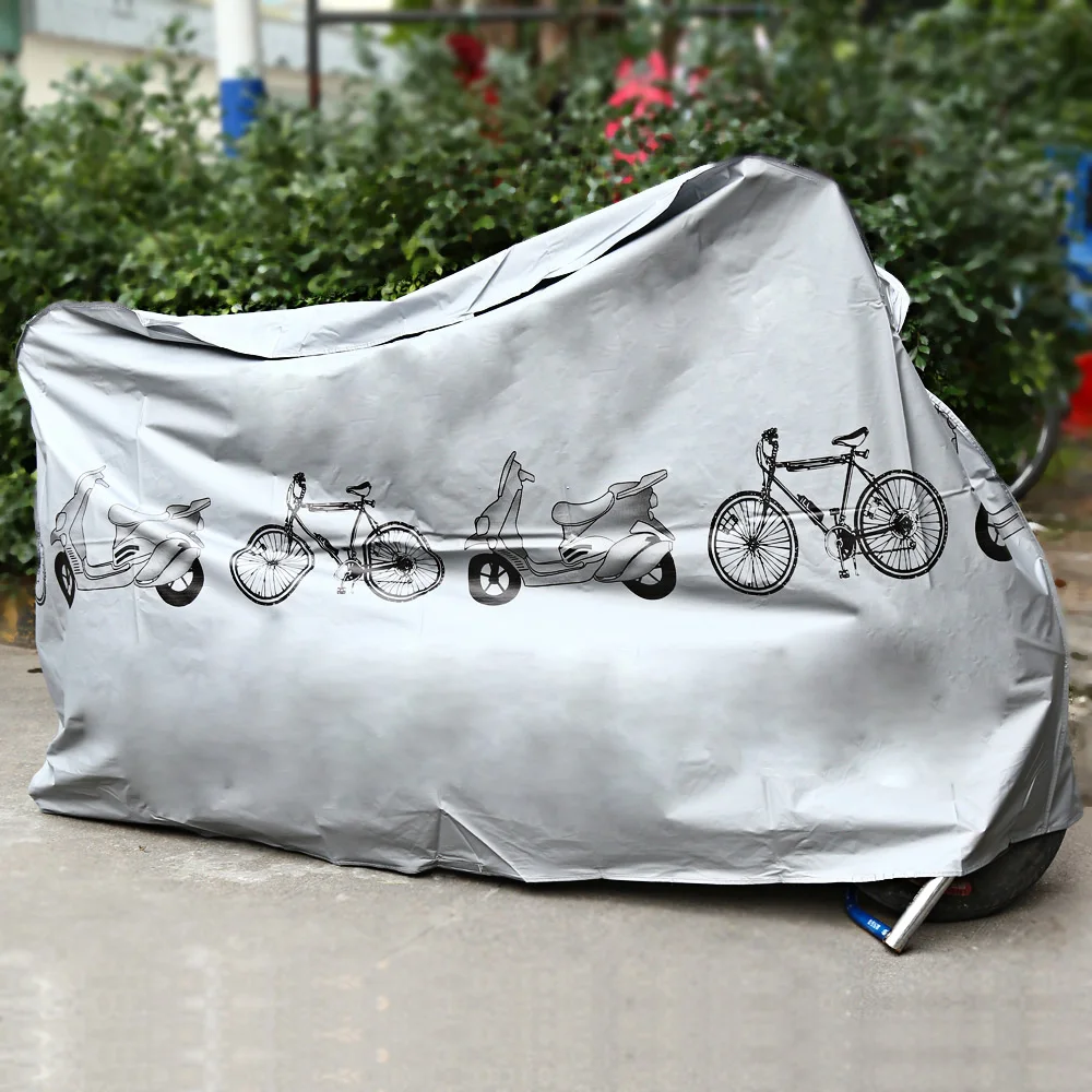 

Electric Motorcycle Cover Rainproof Dustproof Garage Outdoor Scooter Protector