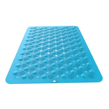 

Durable Blue Practical Nontoxic Anti Slip Bath Mat Shower Bathmat Bathroom Carpet Bathroom Rug Floor Mats for Hotel Home A20