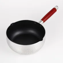 Суповая кастрюля Длинная с одной ручкой антипригарная сковорода для молока гостиничный домашний суп алюминиевый кухонный горшок для готовки антипригарная сковорода