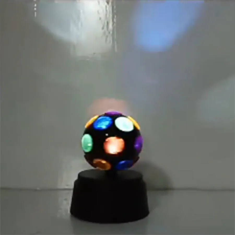 

Thrisdar LED 5W3 inch disco rotating fans your laser stage light battery colorful disco ball dance birthday party decoration