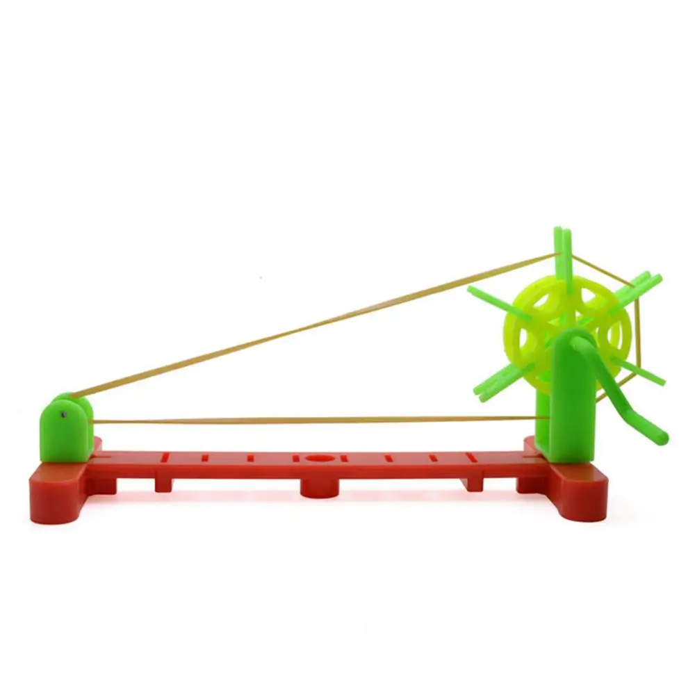 

DIY Handmade Hand Spinning Wheel Machine Scientific Experimental Model Kids Toys