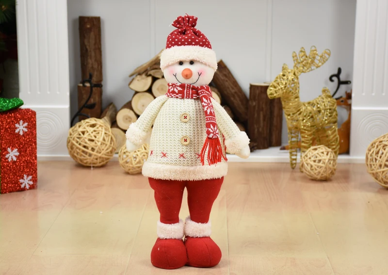 Рождественское украшение Санта Клаус Снеговик олень кукла украшения кулон Рождественский подарок на год Regalos De Navidad для дома
