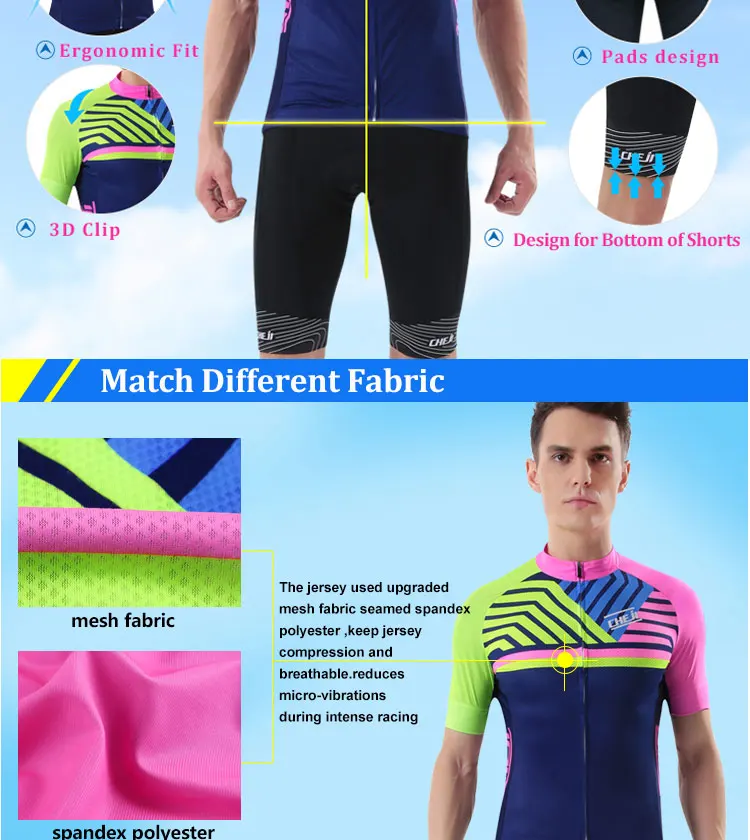 Mens-Cycling-Clothing-Bike-Jerseyes--Black-Green-Color---Custom-Maillot-de-cyclisme_02