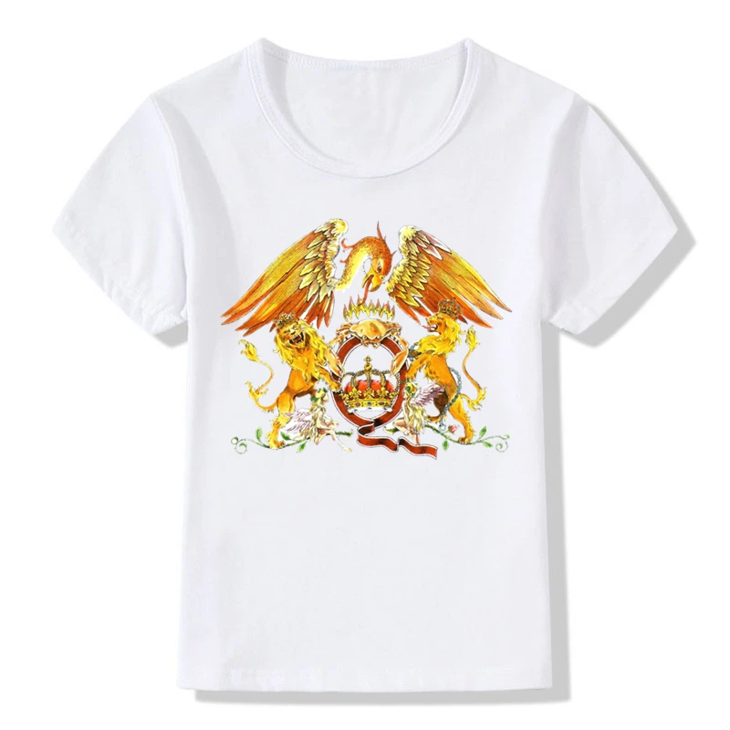 Kids boys girls Toddler Queen Freddie Mercury Tribute Cotton t shirt tee