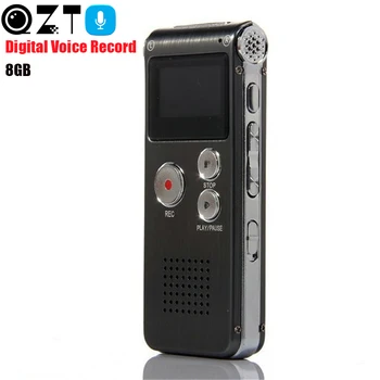 

8GB Professional Audio Recorder Mini USB Digital Voice Recorder MP3 Player Dictaphone Portable Sound Recorders WMA/WAV/MP3/ASF