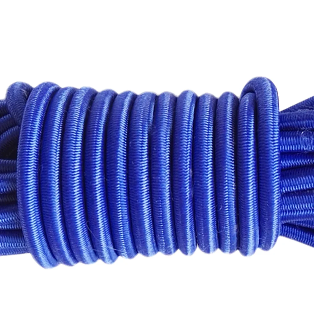 Multicolor 4mm Bungee Cord Marine Grade Heavy Duty Shock Rope Tie Down Stretch 10 M Marine Boat Kayak Rope for Water Sports