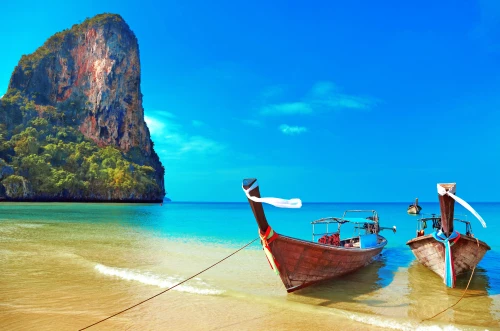 

Modern Print Beach Seascape Oil Painting Sea Boat Canvas Painting Wall Art Picture Painting for Home Decor