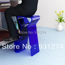 Один люкс Акриловый барный стул для дома Lucite бар стул высокий стул клуб бар мебель