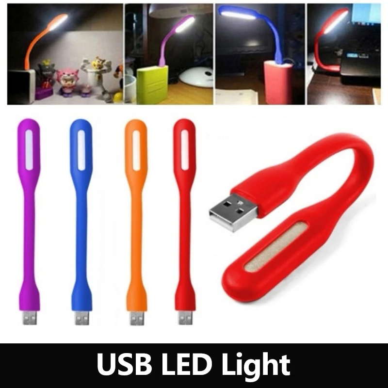 

1PCS Mini LED USB read Light Table Lamp Flexible Ultra Bright for Notebook PC Power Bank Partner Computer Tablet Laptop