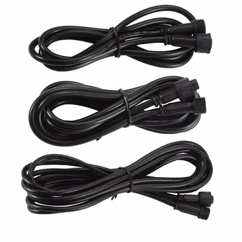 

8/12MM IP67 LED Extend Cables Application Single Colors Lamps 2 PIN with 1/2/3Meter Extension Cord 5pcs/lot