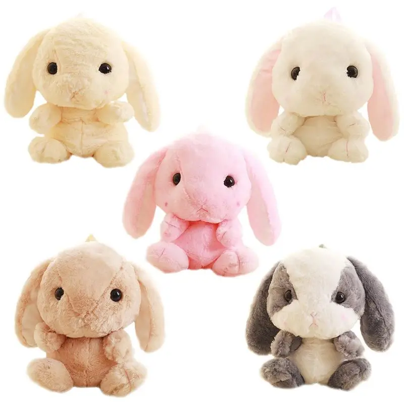 

Kids Backpack Cartoon Rabbit School Travel Bag Cute Stuffed Plush Toy Birthday Gift for Baby Boys Girls
