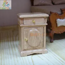 Миниатюрный Кукольный дом 12TH весы деревянная мебель для прикроватного столика C012