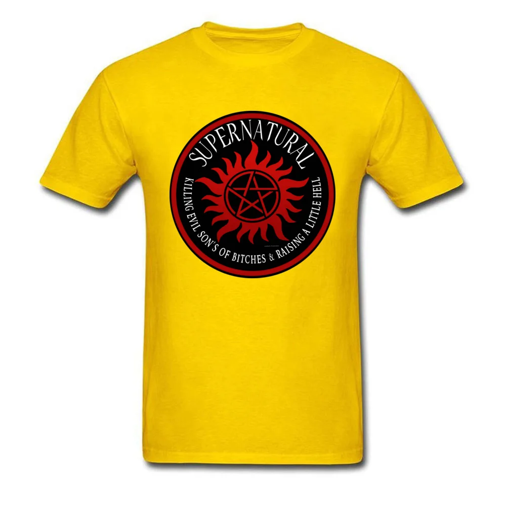 Supernatural  Killing evil son bitches raising a little hell  Ri_yellow