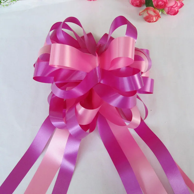 100pcs/lot Festival Gift Packing Pull Bow Ribbons Decorative Holiday