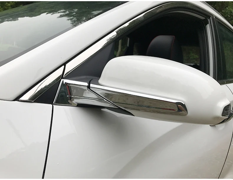 ABS хромированный автомобильный Стайлинг зеркала заднего вида, накладка, литьевая полоска, наклейка для hyundai Kona Encino, внешние аксессуары