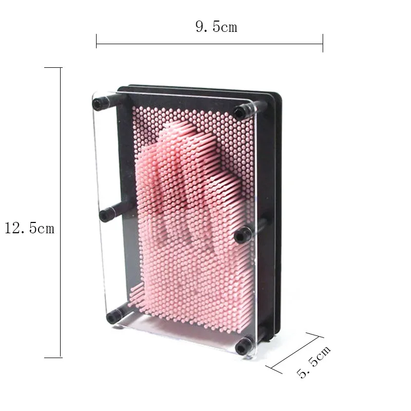 3D 5 цветов S/M Размеры Волшебная игла отпечаток руки клон скульптура ручной работы креативная художественная игрушка настольная офисная игрушка - Цвет: pink S