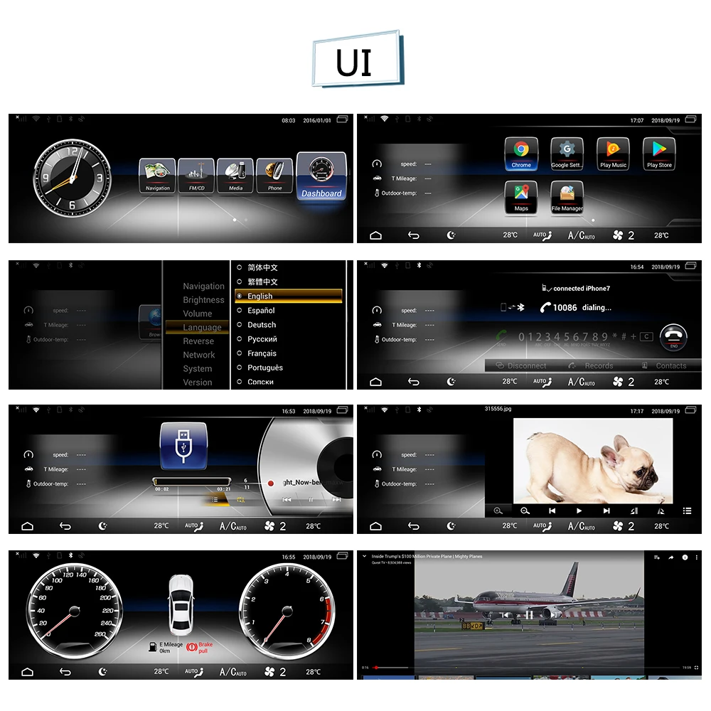 4G LTE 3+ 32G Android автомобильный Радио мультимедийный плеер gps навигация для Mercedes Benz Coupe C207 A207 W207 2009