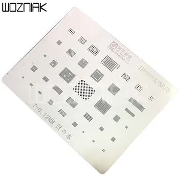 

High-Quality 0.12mm For iPhone X 8 8P A11 BGA Stencil CPU IC Mesh Solder Paste Tin Plant Steel Net