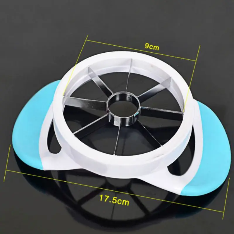

1PCS Kitchen Supplies Stainless Steel Fruit Cutter Conveniently Safely Cutting Fruit Device Cut Slicer