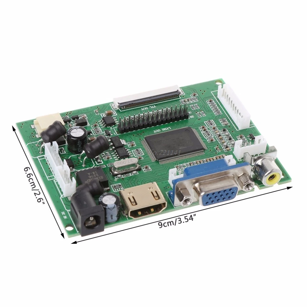 Плата драйвера ЖК дисплея AT070TN90/92/94 7 дюймов VGA 50pin плата контроллера TTL LVDS Прямая