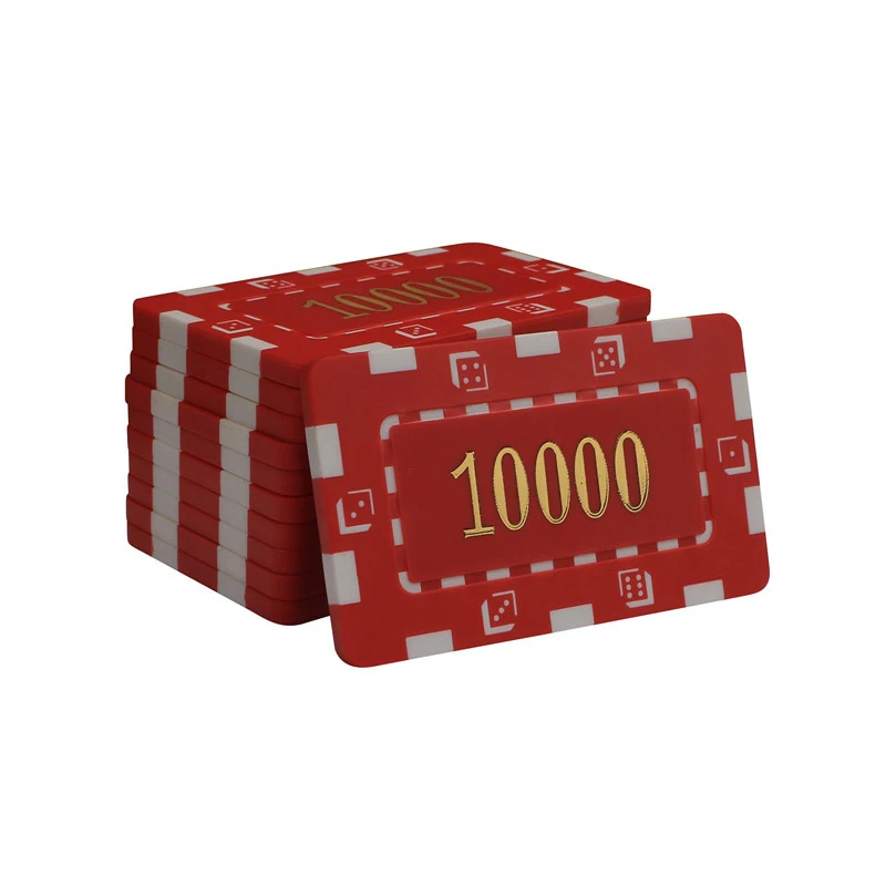 New High-quality Special Square Type Large Square Chip Set Chips Currency Hold'em With Custom Mahjong ABS Chips 32 g Poker Chips