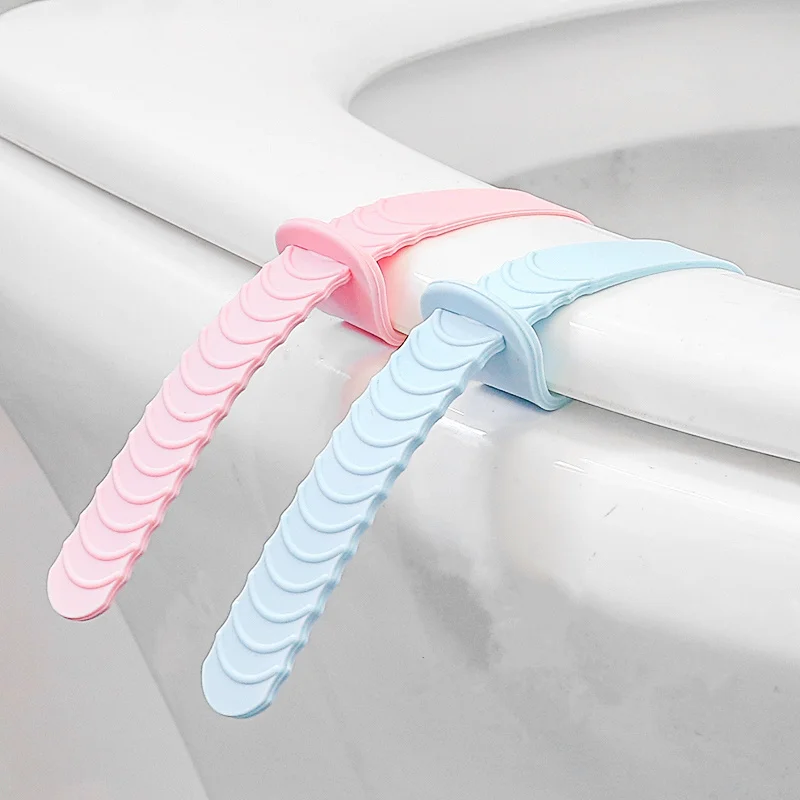 

3X Silicone Toilet seat lifters Clean Avoid Touching Sanitary Closestool Cover Lifting Device for Hygienic Bathroom Accessories