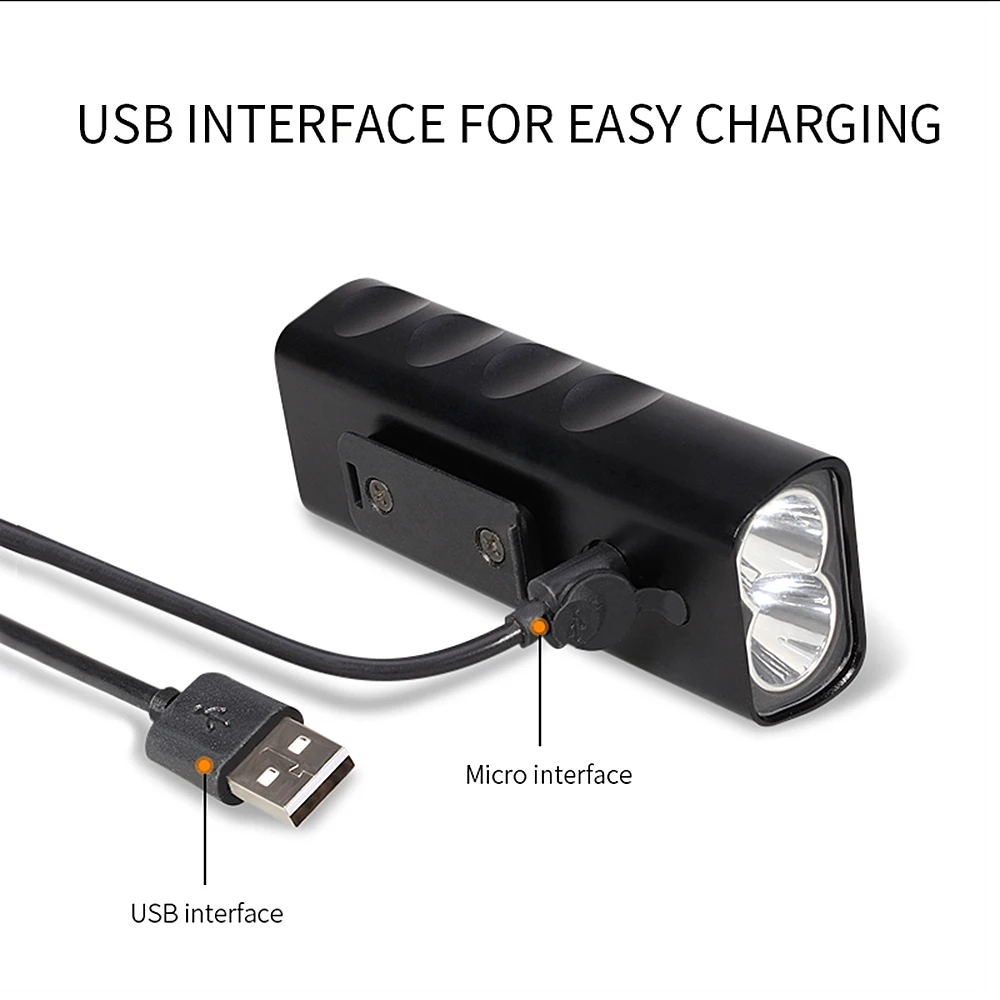 Sale Bx2 highlight bicycle light flashlight night riding super bright headlight rechargeable glare bicycle light accessories 10