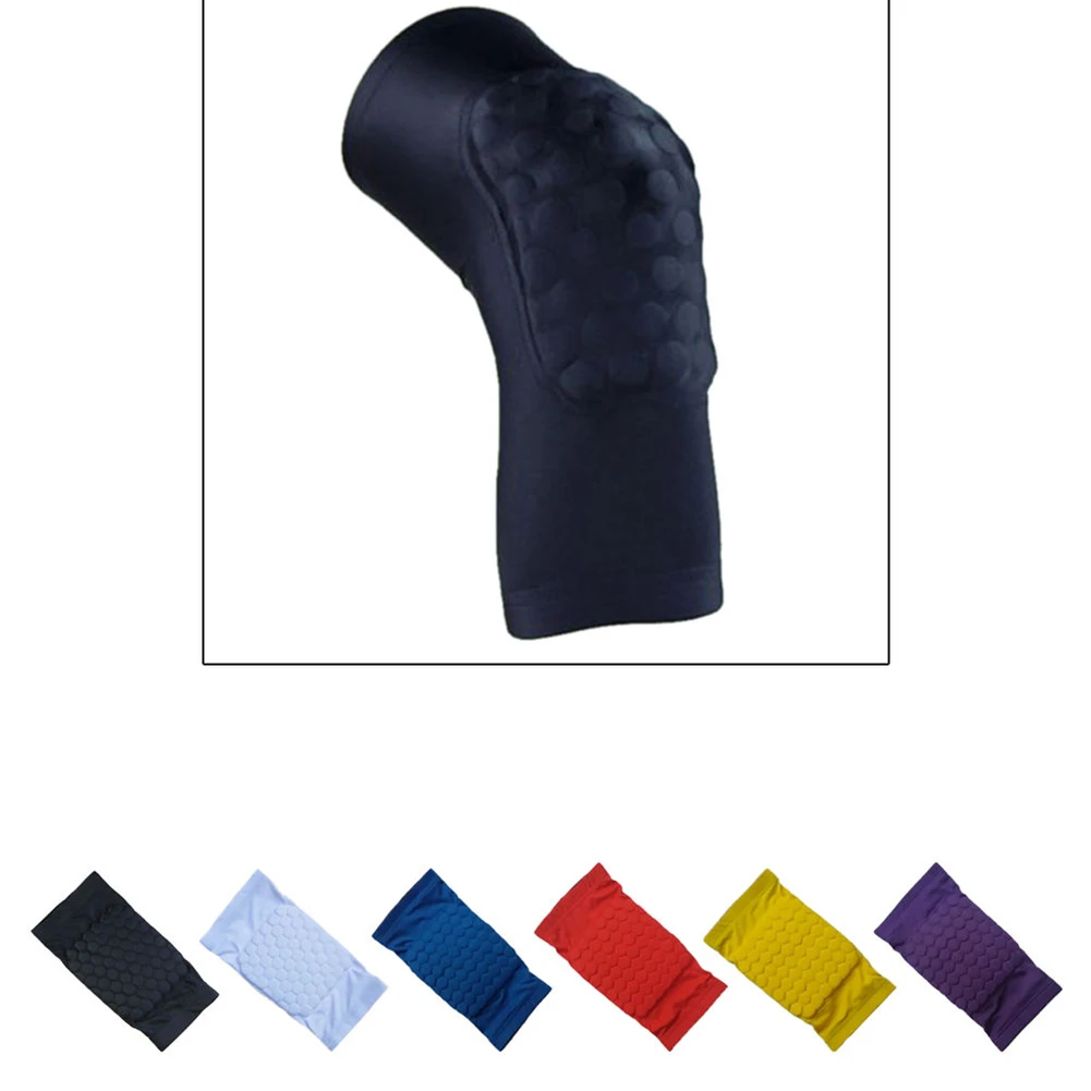 

Sports Men Honeycomb Pad Knee Sleeve Support Brace Breathable Leg Protector