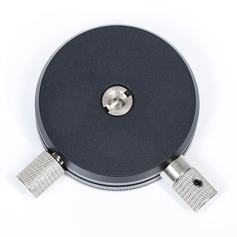 

360 Degree Panning Panoramic Ball Head Quick Release Plate Clamp 1/4" 3/8" Screw Adapter for Tripod Monopod Quick Release Plate